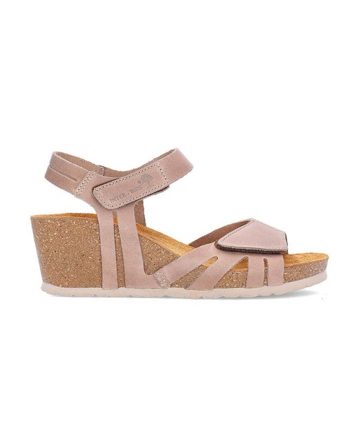 Sandales Compensées 5634 Beig Interbios en coloris Pink