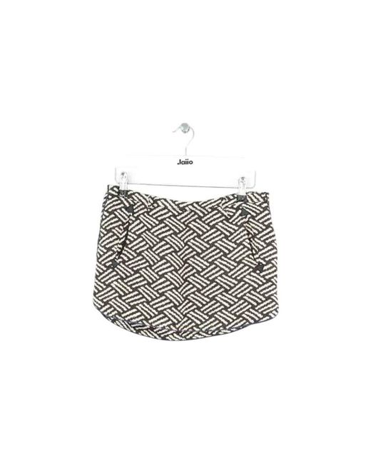 Jupes Mini jupe en coton marron Ba&sh en coloris Gray