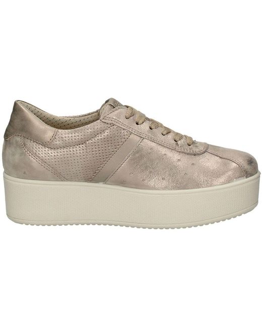 Baskets Basses Imac en coloris Metallic