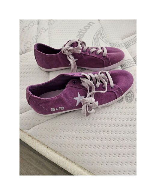 Baskets basses Baskets Converse en coloris Purple