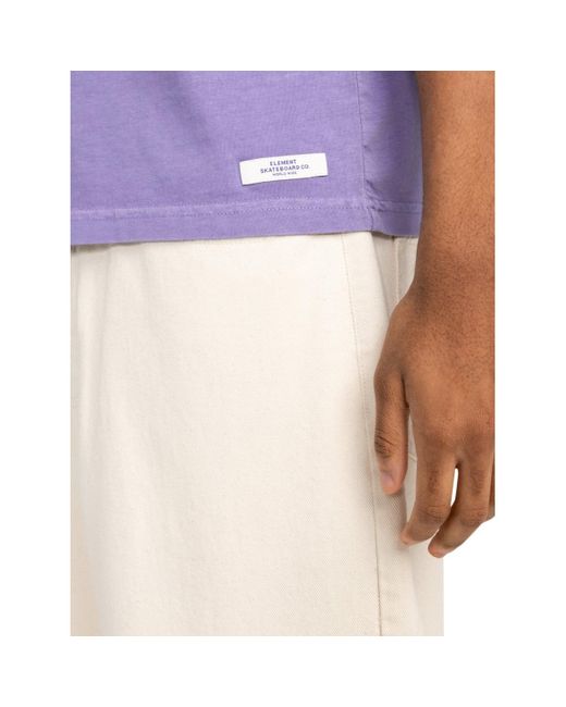 T-shirt Camiseta Skateboards Lowcase Pigment - Ver Element pour homme en coloris Purple