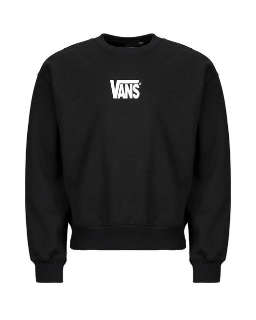 Vans Sweaters Stretch Logo Crew in het Black voor heren