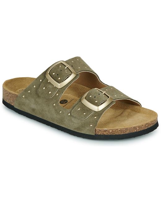 Scarpe Beta Square di Plakton in Green