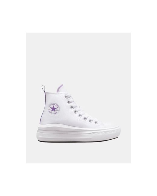 Converse Hoge Sneakers A03667C Chuck Taylor All Star Move in het White