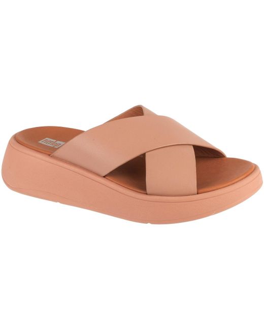 Chaussons F-Mode Flatform Fitflop en coloris Brown
