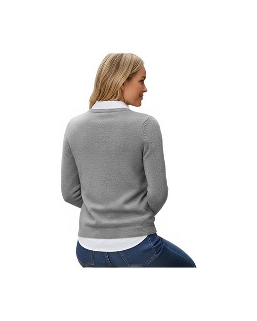 Pull WL175 Woolovers en coloris Gray