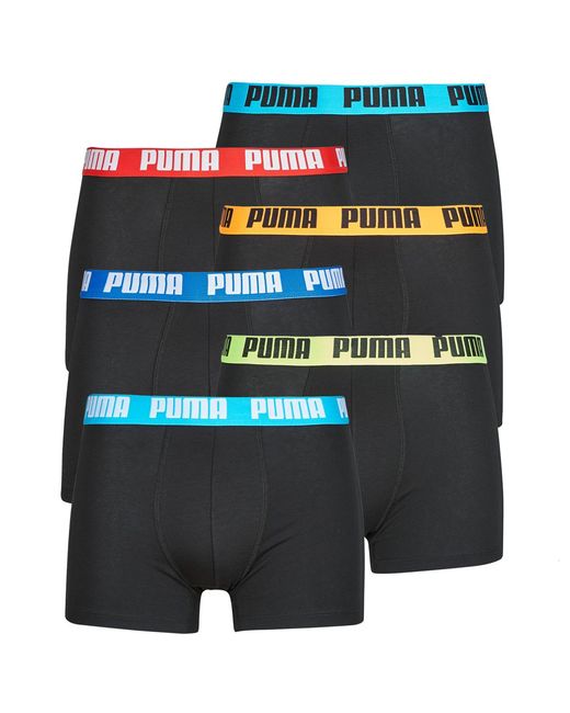 Boxer Basic X6 di PUMA in Black da Uomo