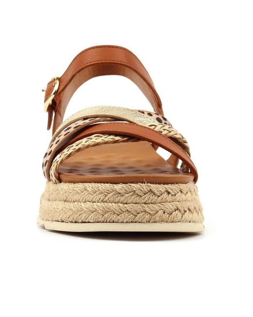 Espadrilles Flick Lunar en coloris Brown