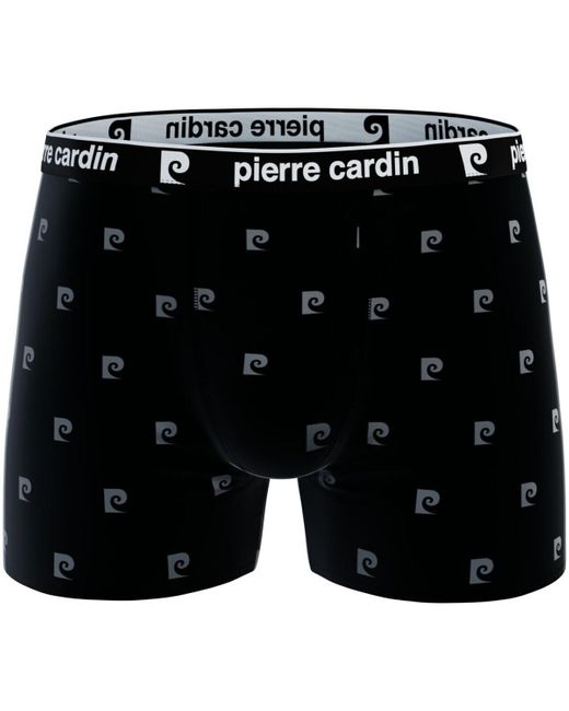 Boxers Lot de 3 boxers en coton Imprimé Class Pierre Cardin pour homme en coloris Black