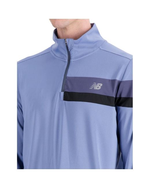 T-shirt New Balance pour homme en coloris Blue