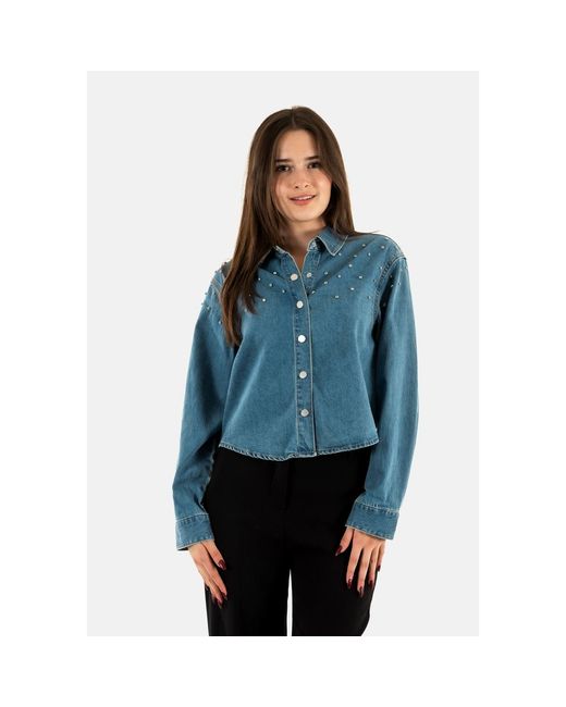 Chemise 252-Cbling Morgan en coloris Blue