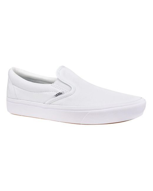 Vans Lage Sneakers Comfycush Slip-on in het Wit voor heren - Lyst