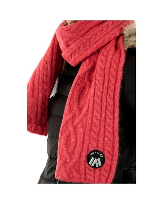 Echarpe w9310079a Superdry en coloris Red