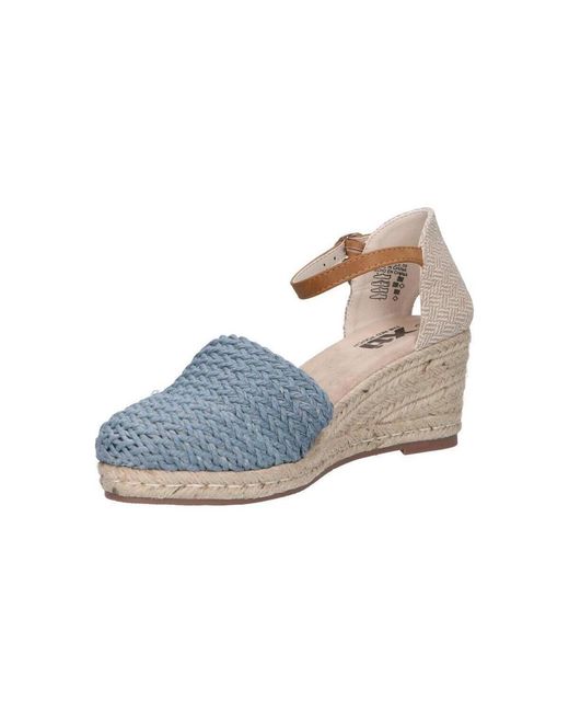 Sandales compensées 44027 Xti en coloris Blue