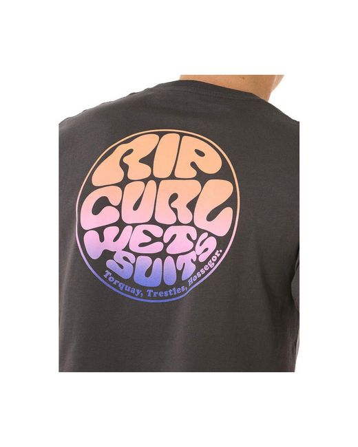 T-shirt WETTIE PASSAGE ICON TEE Rip Curl pour homme en coloris Black