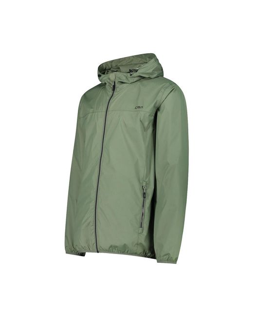 Coupes vent MAN JACKET RAIN FIX HOOD CMP pour homme en coloris Green