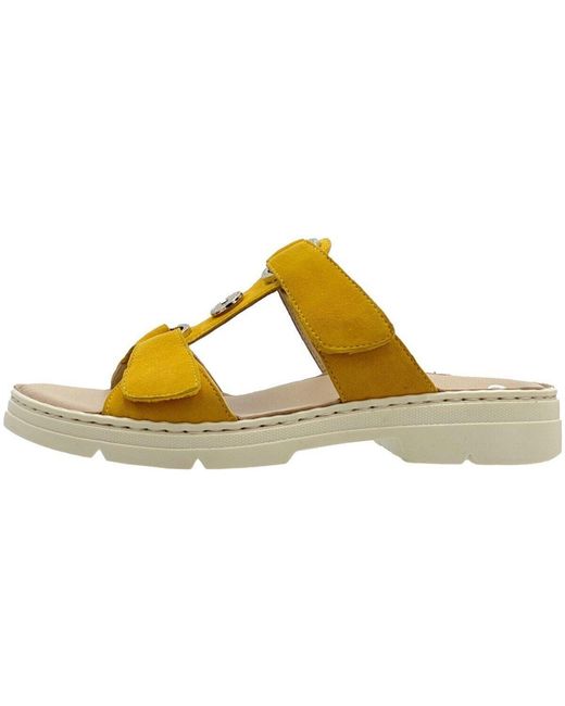 Mules Ara en coloris Yellow