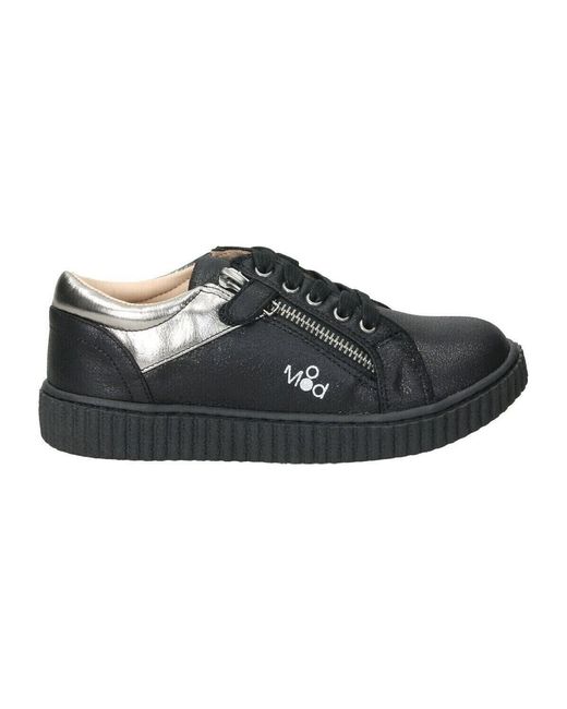 Baskets basses 90804 MOD8 en coloris Black