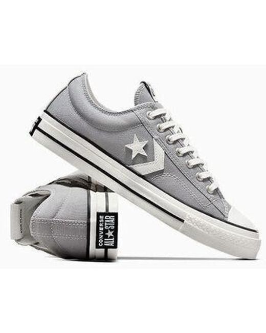 Baskets Star Player 76 Premium Canvas Converse en coloris Gray