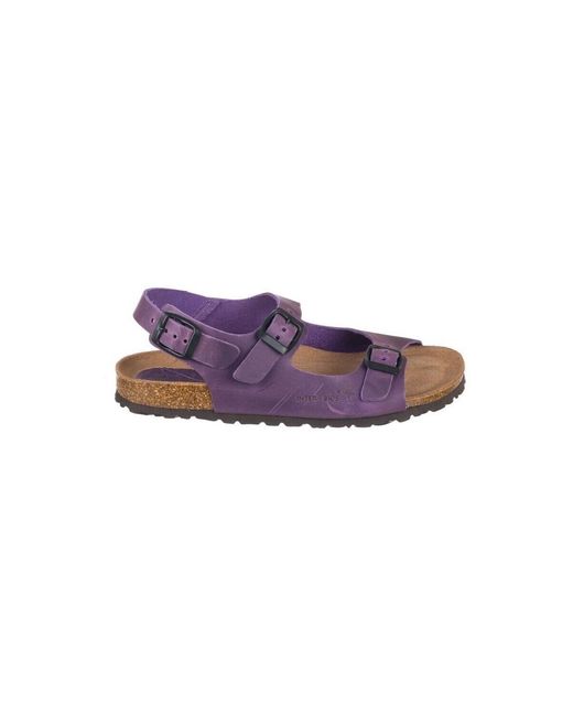 Sandales Plates Baskets 7112 Interbios en coloris Purple