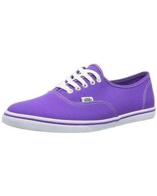 Derbies AUTHENTIC Vans en coloris Purple