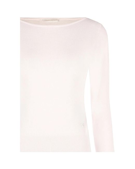Pull CFM0012233003 Rinascimento en coloris White