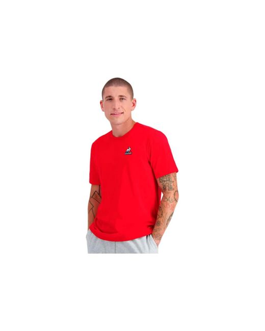 T-shirt T- Shirt Mixte Le Coq Sportif pour homme en coloris Red