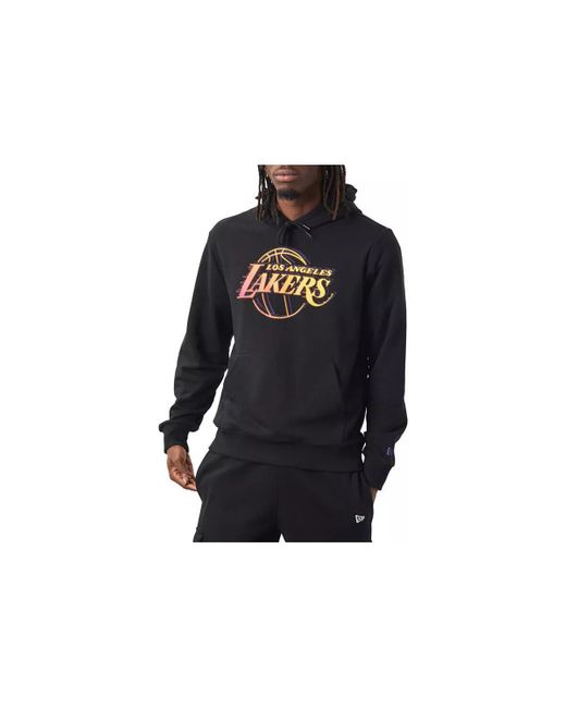 Sweat-shirt LA Lakers NBA Neon Fade KTZ pour homme en coloris Black