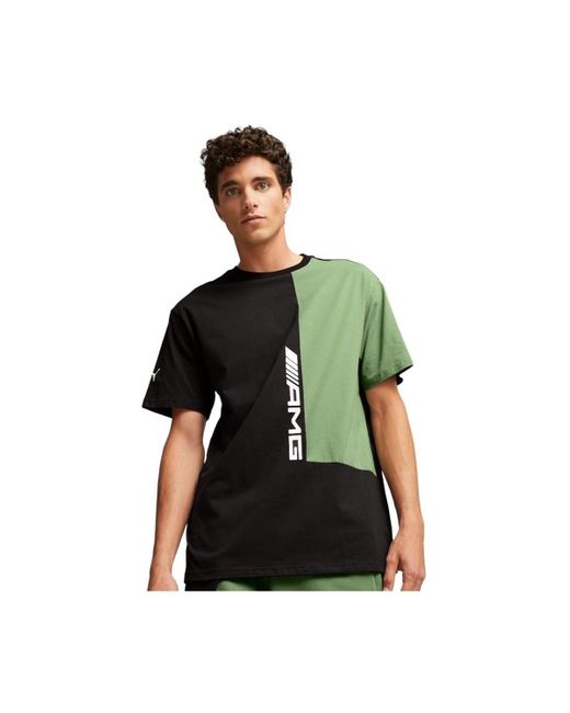 T-shirt Mercedes-AMG Statement PUMA pour homme en coloris Black