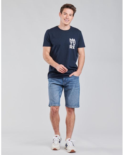 Esprit Korte Broek Shorts Denim in het Blauw voor heren - Bespaar 13% - Lyst
