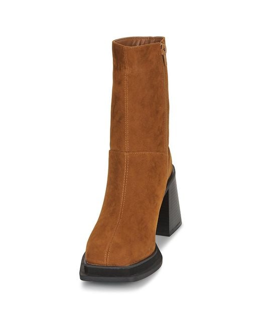 Moony Mood Enkellaarzen New05 in het Brown