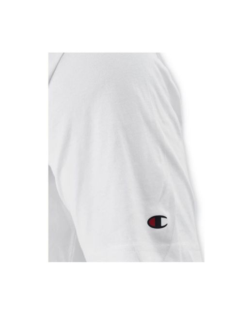 Polo BASKET CREWNECK T-SHIRT Champion pour homme en coloris White