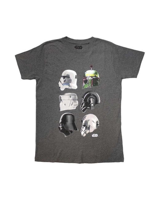 T-shirt Helmet Profiles Disney pour homme en coloris Black