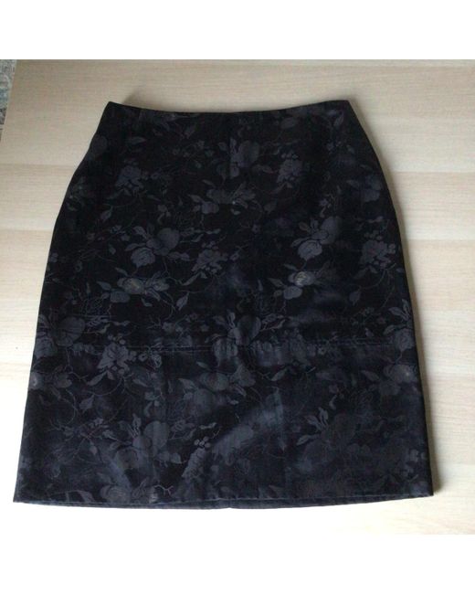 Jupes Jupe droite noire KENZO en coloris Blue