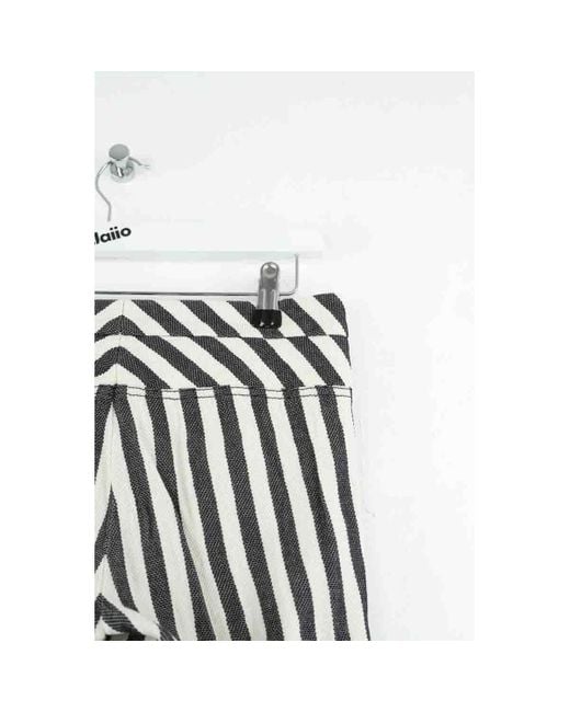 Pantalon Pantalon slim en coton Maje en coloris Black