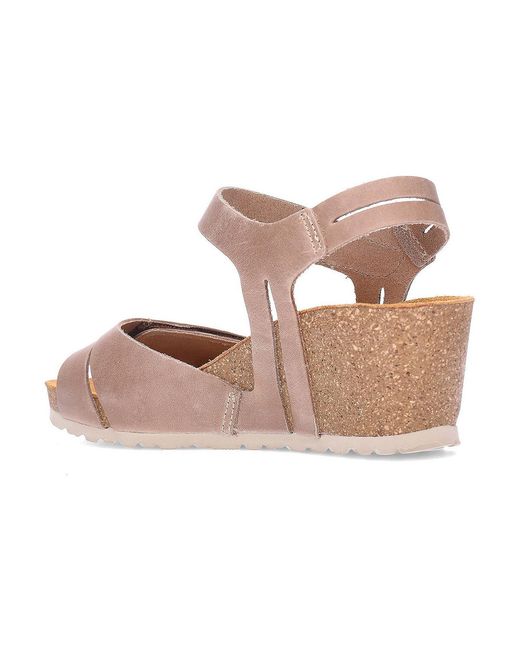 Sandales Compensées 5634 Beig Interbios en coloris Pink