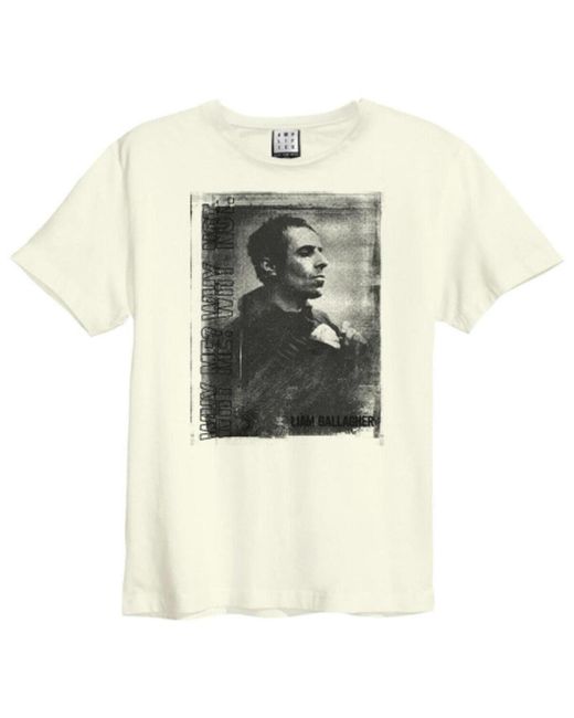 T-shirt Why Me Portrait Amplified en coloris Natural