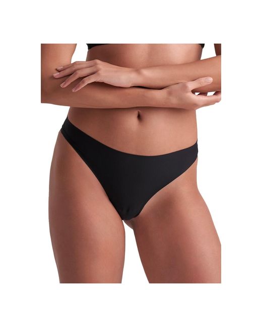 Strings String Uni Stretch Bye Bra en coloris Black