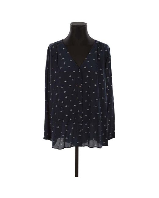 Blouses Blouse en soie Des Petits Hauts en coloris Blue
