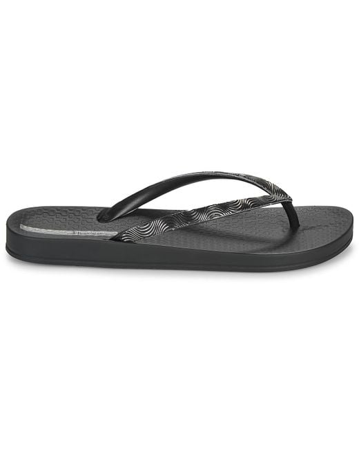 Ipanema Black Zehentrenner Mesh Ix Fem