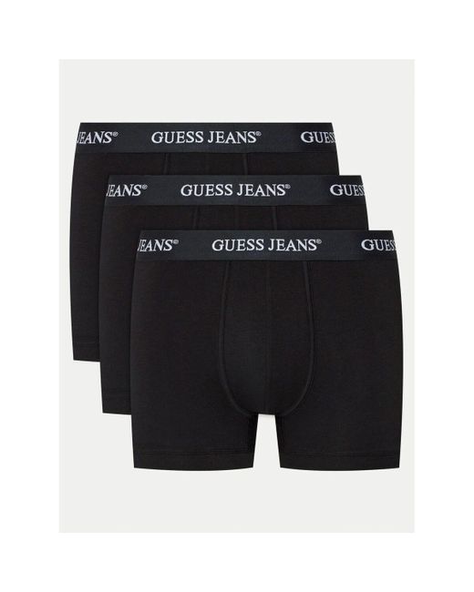 Boxers M4BZ48 K6YW1 - 3 PACK TRUNK-JBLK Guess pour homme en coloris Black