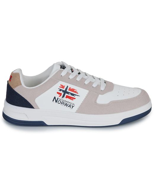 GEOGRAPHICAL NORWAY Sneaker Orty in White für Herren