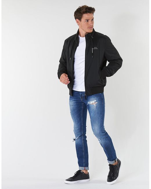 Armani Exchange Windjack 8nzb66-zn97z-1202 in het Black voor heren