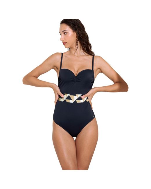 Maillots de bain Maillot de bain une pièce préformé Toulouse Lisca en coloris Blue
