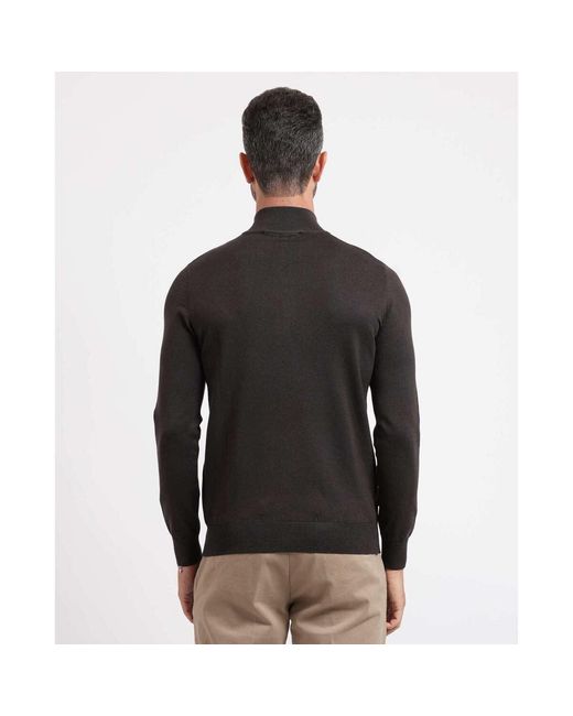 Pull Pull Demi-Zip Homme SETTE/MEZZO pour homme en coloris Black