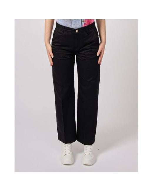 Pantalon Pantalon chino en coton pour Yes Zee en coloris Black