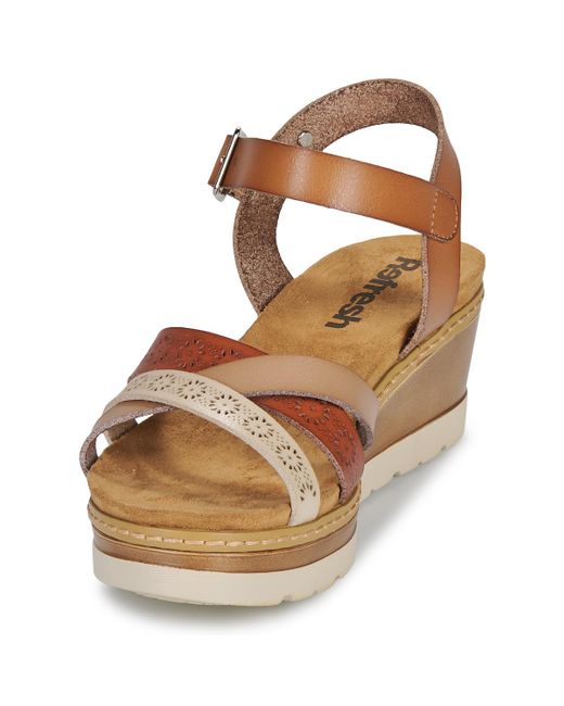 Refresh Metallic Keilabsatzsandalen 172682