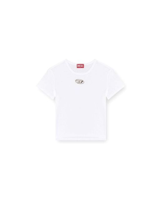 T-shirt A16839 0CLBR-100 DIESEL en coloris White