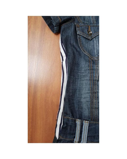 Robe Courte Robe En Jean 36 Desigual en coloris Blue