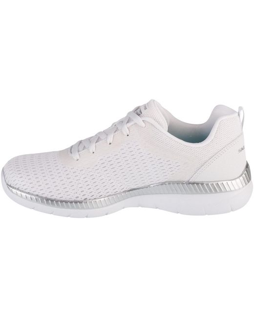 Baskets Basses Bountiful Skechers en coloris White